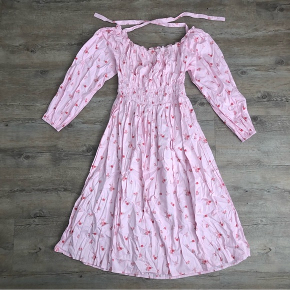 Dynasty George  Daphne- Strawberry Floral- M - Picture 1 of 12